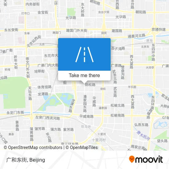 广和东街 map