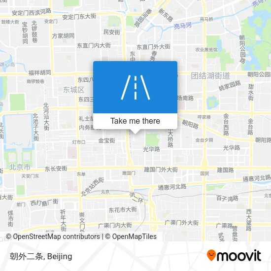 朝外二条 map
