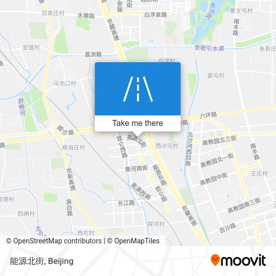 能源北街 map