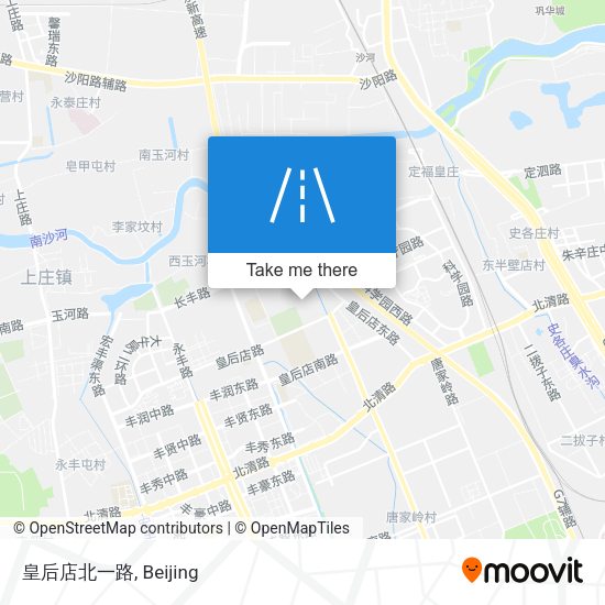 皇后店北一路 map