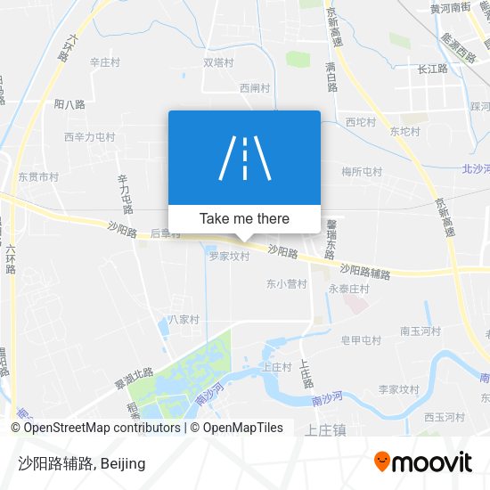 沙阳路辅路 map