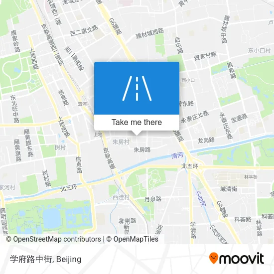 学府路中街 map