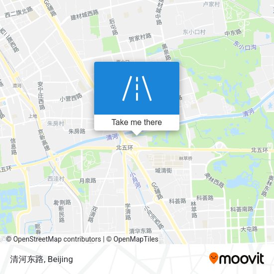 清河东路 map