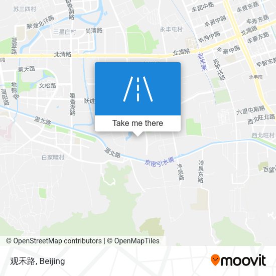 观禾路 map