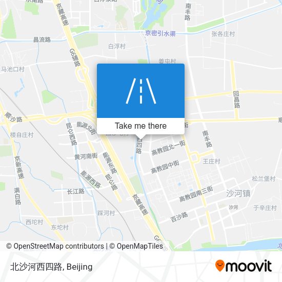 北沙河西四路 map