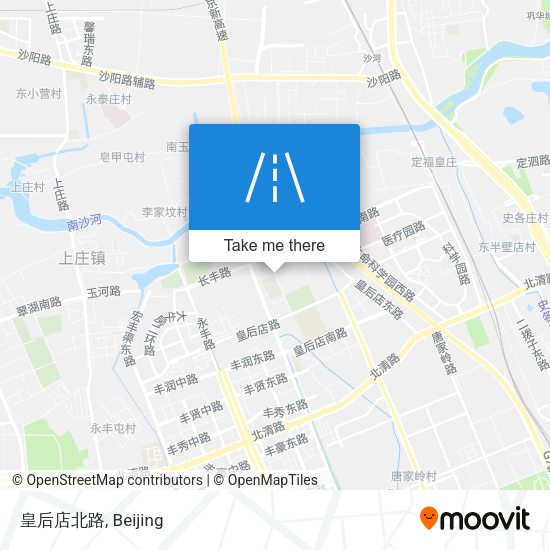 皇后店北路 map