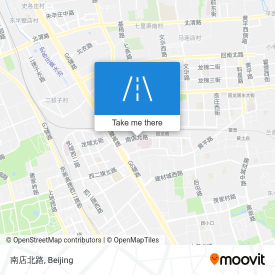 南店北路 map