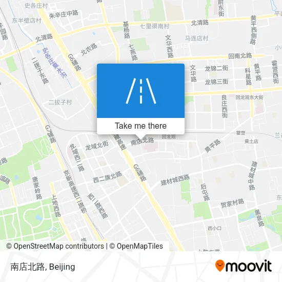 南店北路 map
