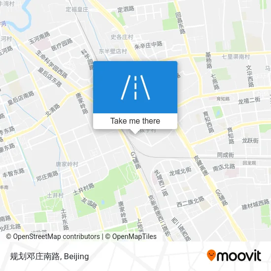 规划邓庄南路 map