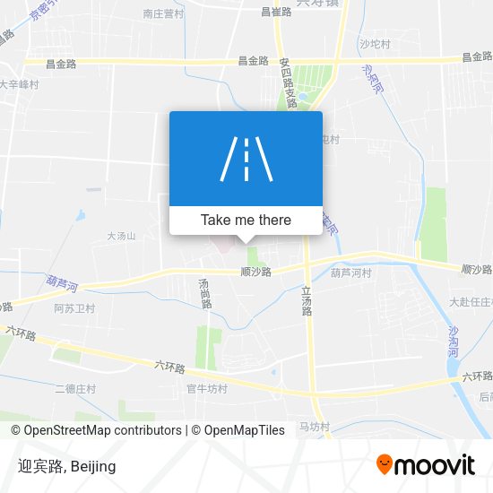 迎宾路 map