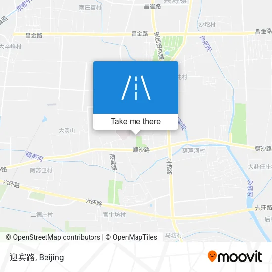 迎宾路 map