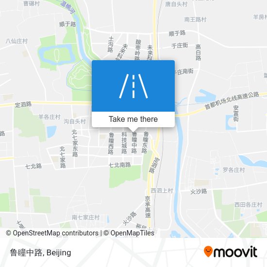 鲁瞳中路 map