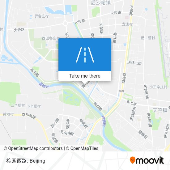 棕园西路 map