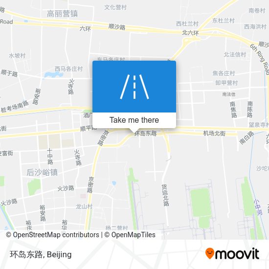 环岛东路 map