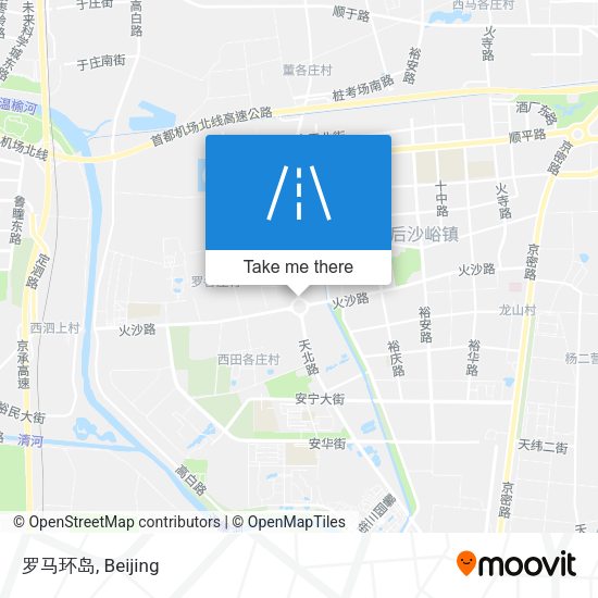 罗马环岛 map