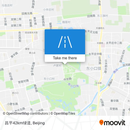 昌平42km绿道 map