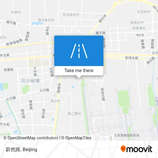 蔚然路 map
