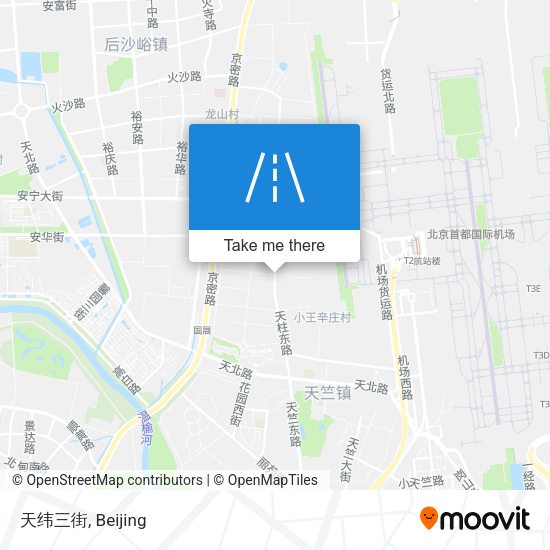 天纬三街 map