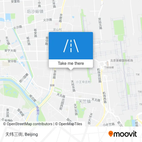 天纬三街 map