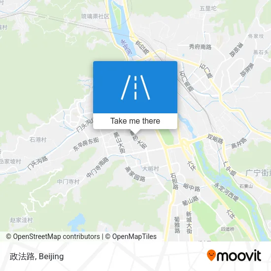 政法路 map
