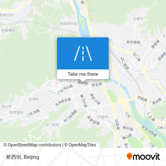 桥西街 map