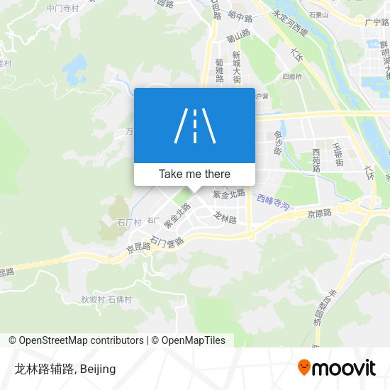 龙林路辅路 map
