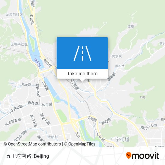 五里坨南路 map