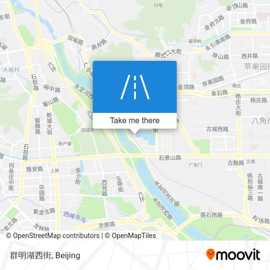 群明湖西街 map