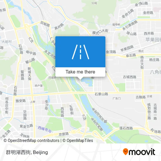 群明湖西街 map