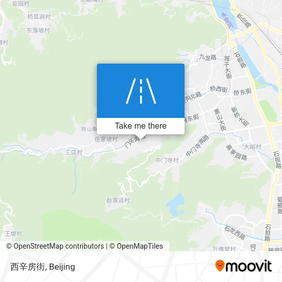 西辛房街 map