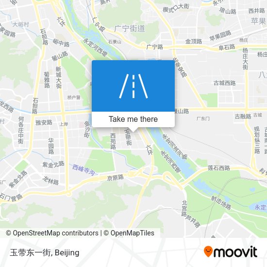 玉带东一街 map