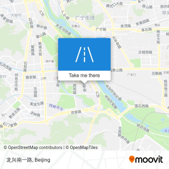 龙兴南一路 map