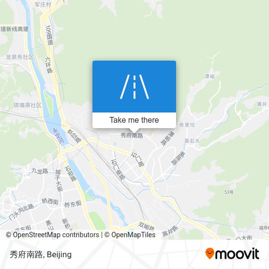 秀府南路 map