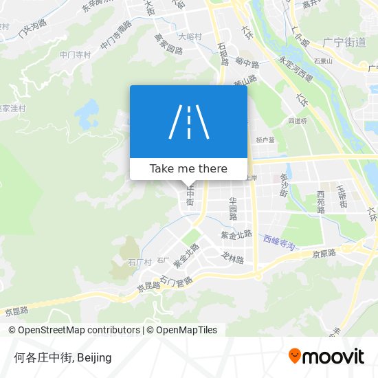 何各庄中街 map