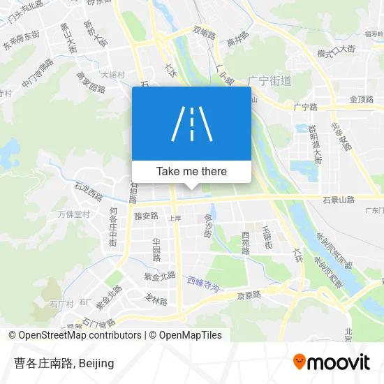 曹各庄南路 map