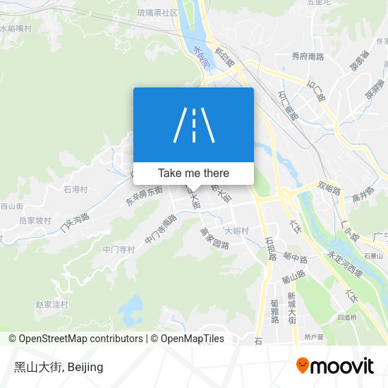 黑山大街 map