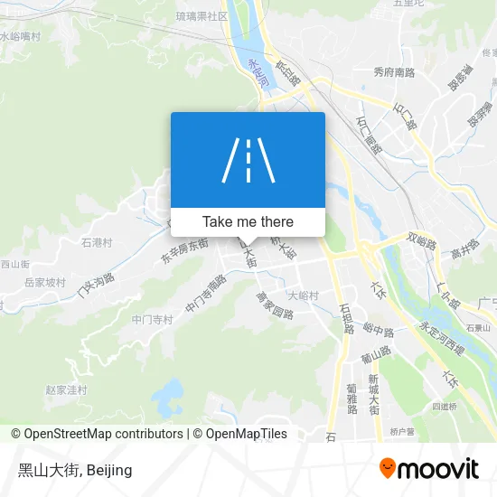 黑山大街 map