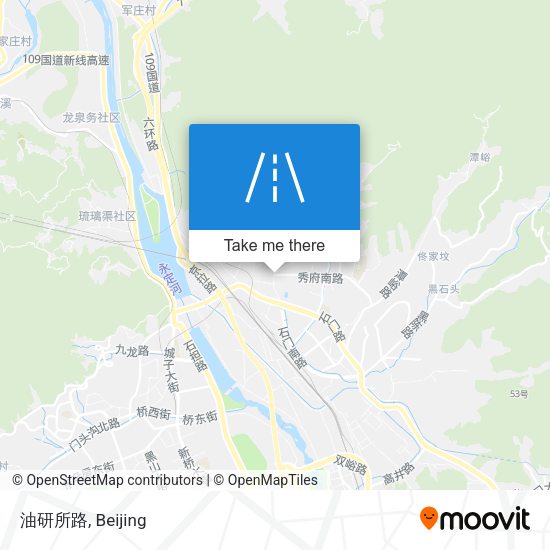 油研所路 map
