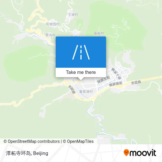 潭柘寺环岛 map