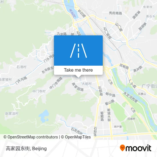 高家园东街 map