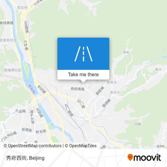 秀府西街 map