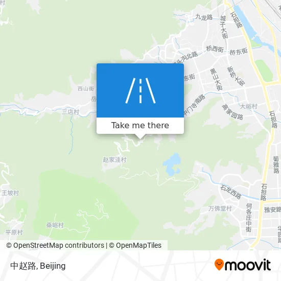 中赵路 map