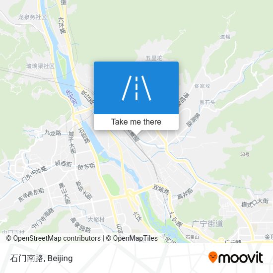 石门南路 map