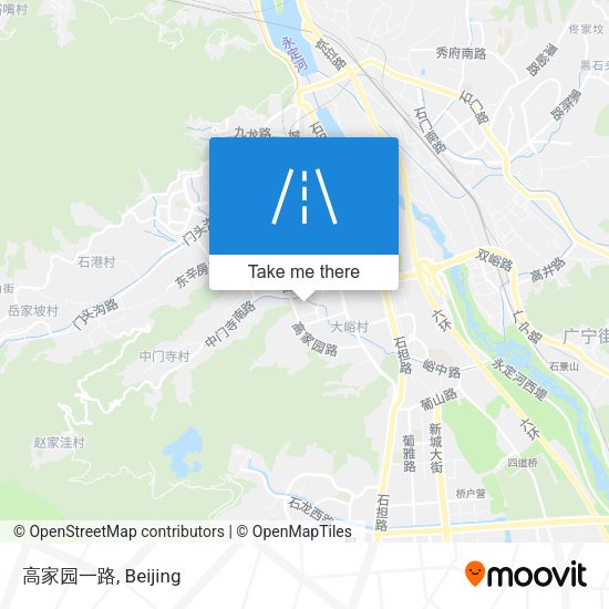 高家园一路 map