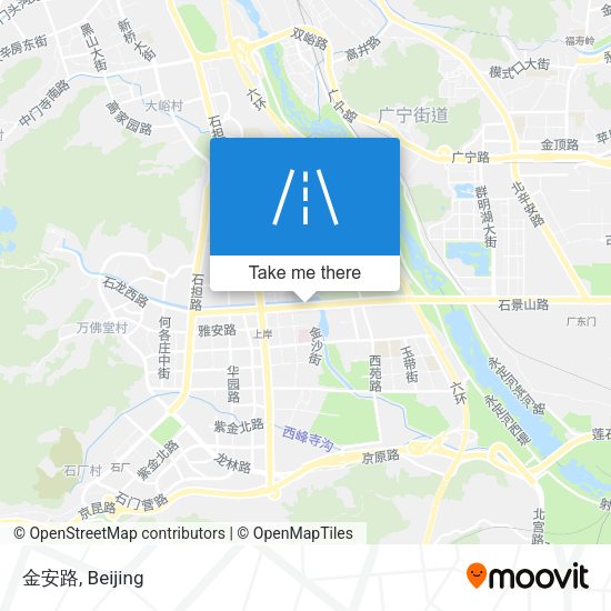 金安路 map