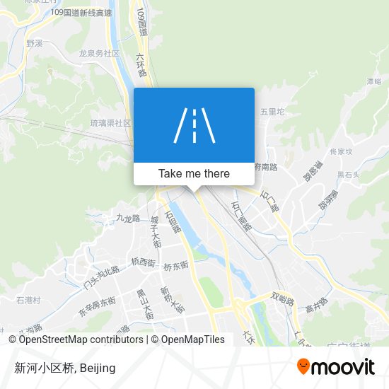 新河小区桥 map