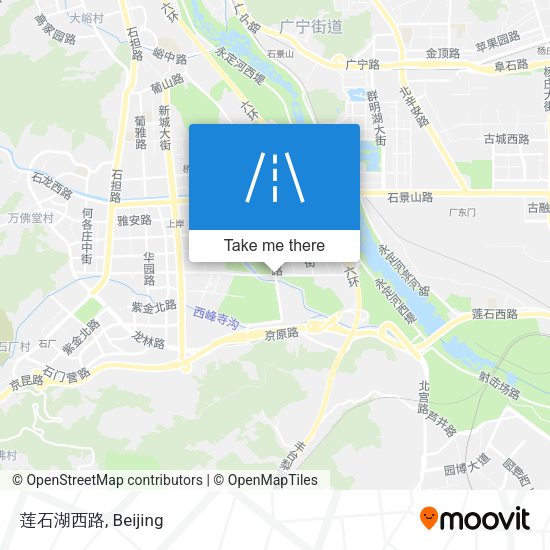 莲石湖西路 map