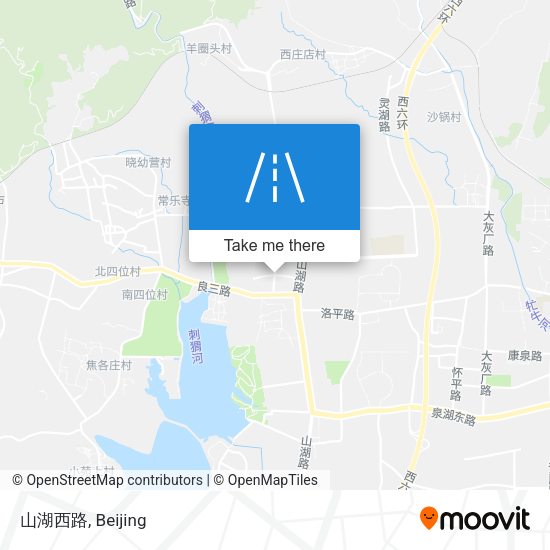 山湖西路 map