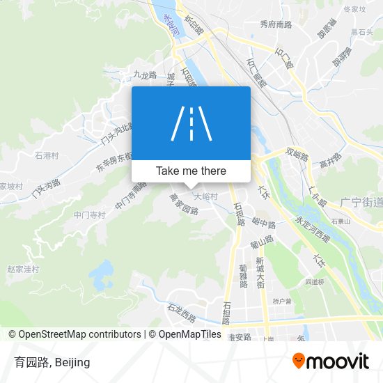 育园路 map