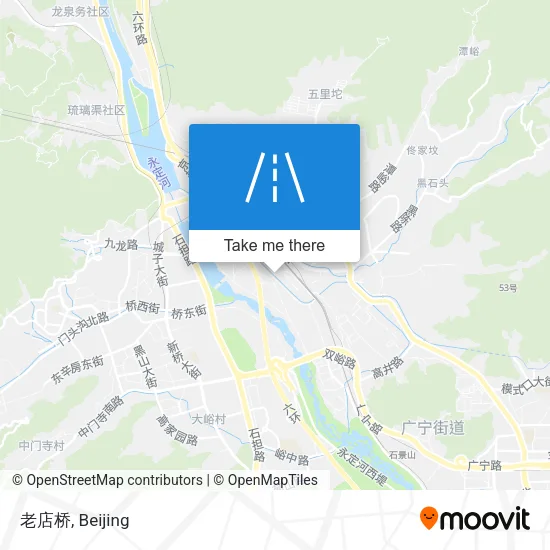 老店桥 map